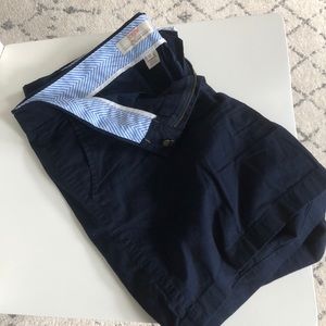J. Crew Factory Navy Chino Shorts